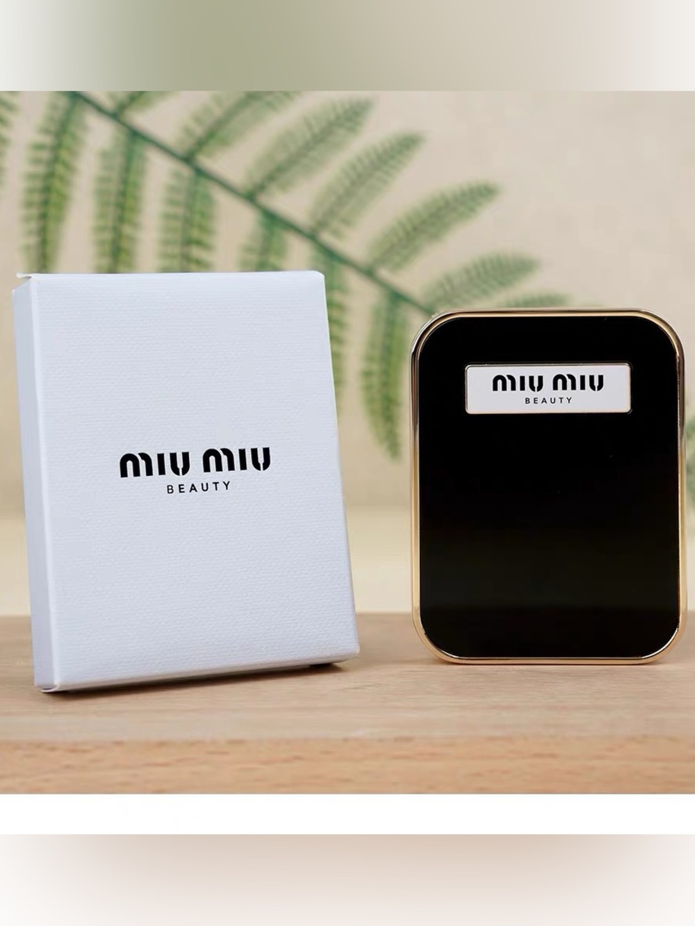 Miumiu beauty Compact Mirror - Black - Picture 8 of 8